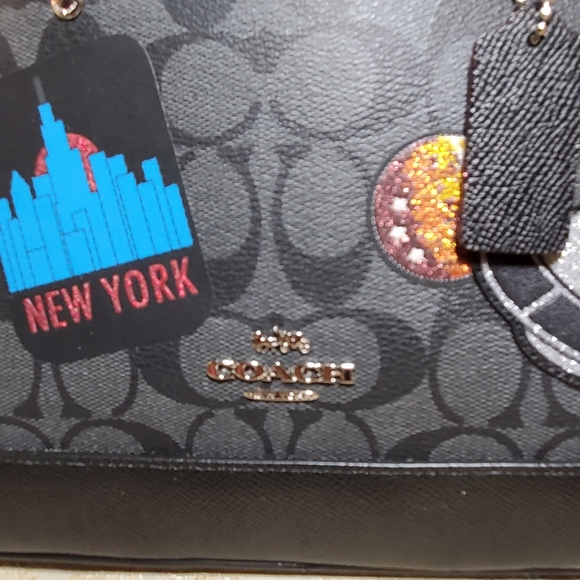 Coach Space  Patched Bag - Picture 5 of 13